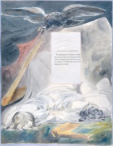 トーマス・グレイの詩、デザイン54ザ・バード02 作： William Blake